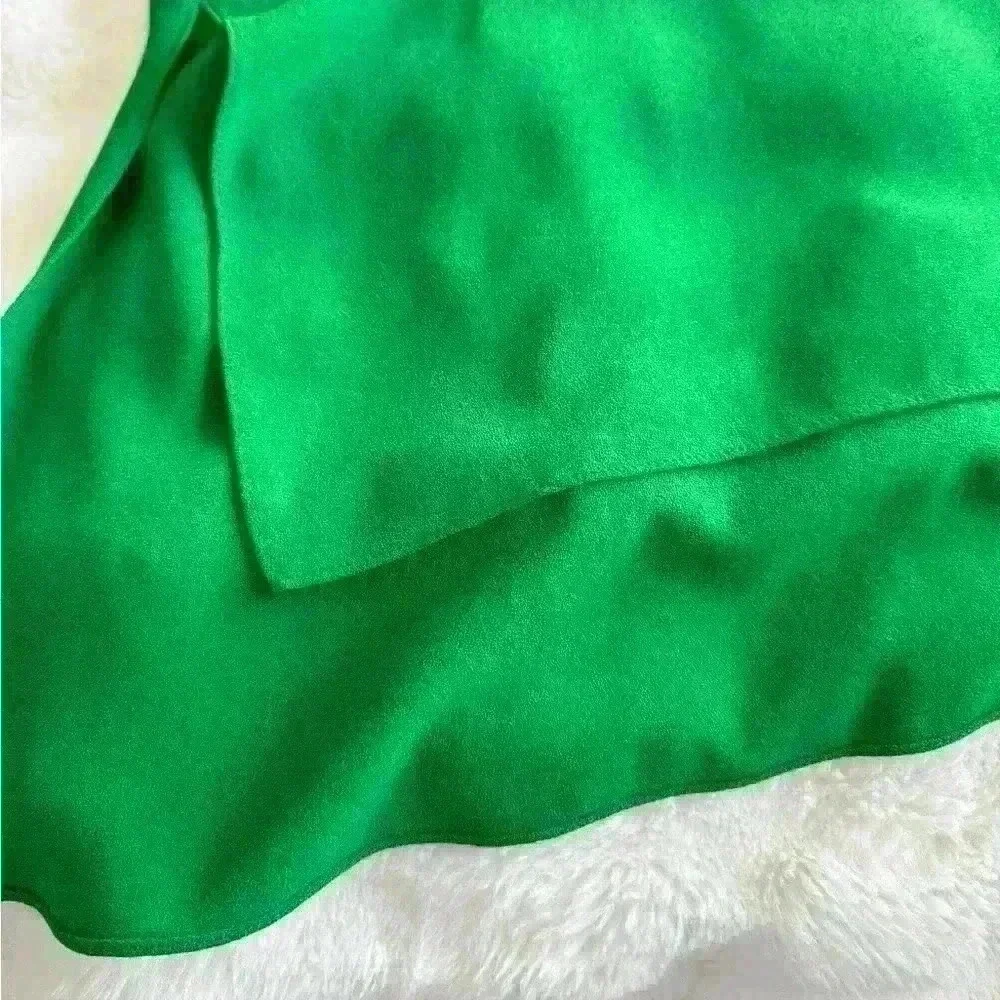 Zara Woman’s Green Sleeveless  Blouse - Picture 8 of 9
